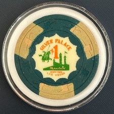 $1 Silver Palace  Casino Chip Las Vegas NV picture