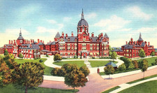 c1915 Maryland, Bird's-Eye View of JOHNS HOPKINS Hospital,  Baltimore, MD picture
