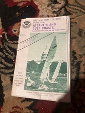 Vintage 1978 Nautical Chart Catalog 1 - US Atlantic & Gulf Coasts NOAA National  picture