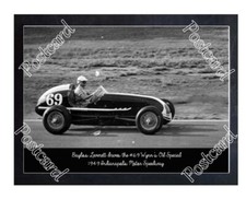 Historic Bayliss Leverett drives the #69 Wynn's Oil Special 1949 Indy Postcard 1 picture