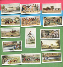 1930 STEPHEN MITCHELL LTD. OLD SPORTING PRINTS 25 DIFFERENT TOBACCO CARD SET picture