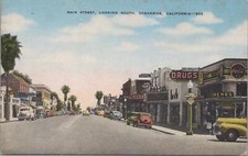 Postcard Main Street Looking South Oceanside California CA  picture