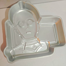 1983 Star Wars C-3PO Aluminum Cake Pan picture