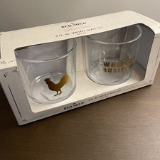 Red Shed Home & Gifts 9 Fl. Oz. Rooster Whiskey Glass Set Barware New picture