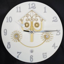 It's A Small World Glockenspiel Wall Clock Disneyland/Disney World Inspired 9 In picture
