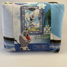 Disney Frozen Olaf No-Sew Fleece Throw Blanket Kit - Disney Franchise picture