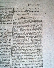 From PHILADELPHIA Pennsylvania PA Was U.S. Capital Rare 1798 American Newspaper picture