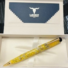 Brand New 2022  LeBOEUF PILGRIM  ROLLER BALL PEN Desert yellow Pearl Pearl picture