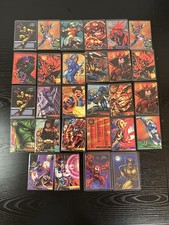1994 Flair Marvel Trading Set of 28 Marvel Comic Cards Inserts picture