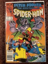 Lot Of 7 Peter Porker, The Spectacular Spider-Ham  Comics - Bagged & Boarded picture