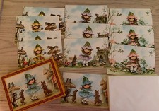 VTG  70’s Bonnie Blossom BIRTHDAY Cards W/Envelops  Original Box Set Of 11 picture