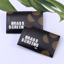 10 Brass Tobacco Smoking Pipe Screens 3/4