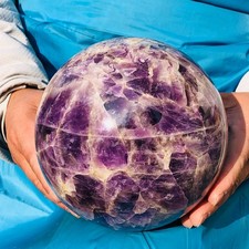 9.13LB Natural Dream Amethyst Sphere Polished Quartz Crystal Ball Healing 299 picture