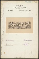 Photo:E.S. T.D. Carman Rural New-Yorker Trademark Registration 1879 picture