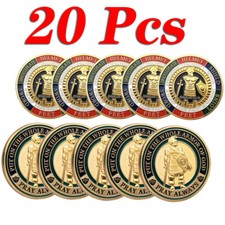 20 PCS Put On the Whole Armor Of God Commemorative Collection Challenge Coin New picture
