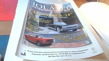 Vintage-- Iola- 2014- Old Car Show Poster--IOLA ,Wisconsin picture