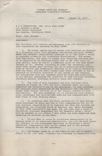 BILL BIXBY - CONTRACT DOUBLE SIGNED 08/25/1977 picture