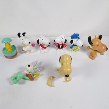 Vintage Peanuts Snoopy Figures Lot of 8 picture