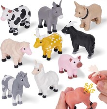 Cessfle 40 Pieces Magnetic Farm Animals Toys Play Set, Fun and Educational Mi... picture