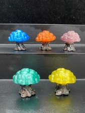 1pc Natural cat's eye Quartz Carved Crystal Tree skull reiki heal gift Decor picture