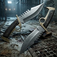 Pack of 2 Daryl Dixon Knife The Walking Dead Replica Handmade Stainless Steel US picture