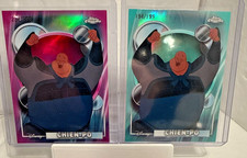2-2026 Topps Chrome Disney - Chen-Po /199 - aqua Refractor + Pink /399 - Rare picture