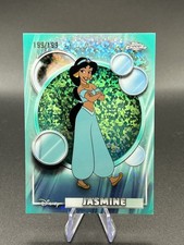 2026 Topps Chrome Disney Jasmine #82 Aqua Mini Diamond Refractor 199/199 picture