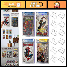 12pcs Comic Book Display Manga Shelves Stand Wall Mount Comic Frame Holder picture
