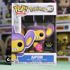 Funko POP #947 - Pokemon - Aipom (Flocked) Specialty Series and Pop Protector  picture
