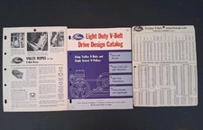  Original 1956 GATES Light Duty V Belt Drive Design Catalog  picture