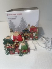 RARE  DEPT 56 The BITSY BUNGALOWS NORTH POLE SERIES picture