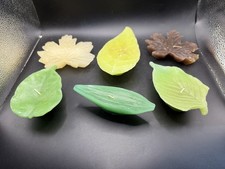Vintage Leaf Floating Candles Lot of 6 Autumn Fall Decor Centerpiece Unused  picture