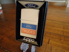 FORD TRUCKS LOGO STREET CHROME ZIPPO LIGHTER MINT IN BOX picture