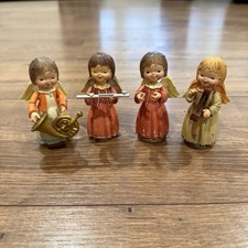 ANRI Toriart Musicians Lot of 4 Hand Painted Figurines Vintage Italy Vtg picture