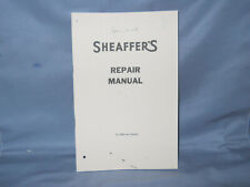 Sheaffer's Reproduction l930's Repair Manual #216 picture