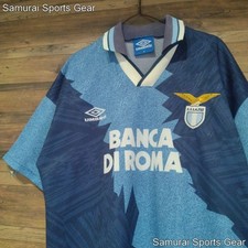 Umbro Serie A 94/95 S.S. Lazio Uniform Men Rare Exclusive Athletic Top Collectib picture