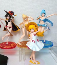 Konosuba Figure Set Darkness Aqua Megumin Collectible Anime Japan Preowned picture