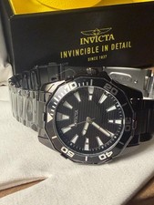 $249 INVICTA DIVER MERIDIAN MENS WATCH -BLACK picture