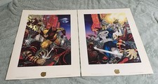WOLVERINE AND THE PUNISHER A Bad Night For Ninjas LITHOGRAPH JIM LEE Art & Sign picture