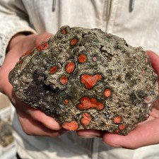 440G Rare Natural Raw Ocean Jasper Rough Quartz Crystal Mineral SpecimeM picture