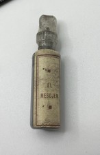 Antique El. Mesdjem Dorin Paris Mascara Powder Apothecary Bottle SM RARE 1920s picture
