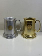 Vintage 1981 Disneyland Canoe Race Trophy Stein Mug Gold Silver RARE picture