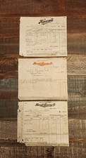 Vintage Rare Harvard Brewing Company Receipt Invoice Lot Lowell Mass picture