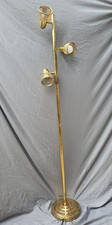 Vintage Mesh Shade Brass Floor Lamp 3-Light Brass picture