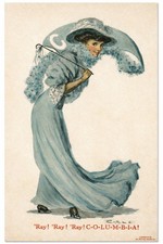🌟 Vintage Columbia Art Poster - Early 1900s Style - 24x36” 🎨 - F. Earl picture