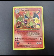 Charizard 1st Edition Shadowless Base Set 4/102 Holo Pokemon Card - Custom picture