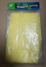 Vintage Quon Quon Yellow Decorative Netting 72 x 180 Made in Japan Tiki Bar NOS picture