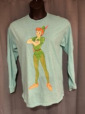 NWOT Disney Parks Peter Pan Long Sleeve Graphic T-shirt adult medium picture