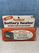 NOS Vintage MILES MASTER Car Truck Battery Heater Warmer with Box - Chevy Ford + picture