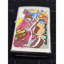 Rare Zippo Lighter Limited Edition Richard Wallich Guitar Zippo oil lighter 1998 picture